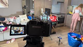 did that all natural big tits big ass college girl really turn her halloween try on into straight porn?