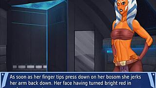 intense groping swells orange trainer's heaving tits