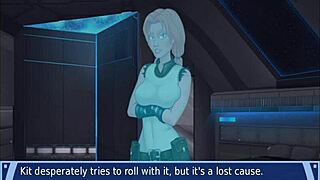 intense groping swells orange trainer's heaving tits