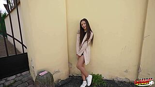 petite 18+ colombian sofia smith chats then gets fucked hard on her berlin holiday casting trip