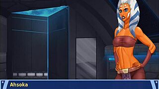 intense groping swells orange trainer's heaving tits