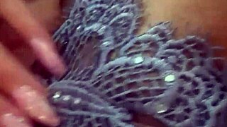 Rossmexicana masturbates hard in her new sexy lingerie from fan