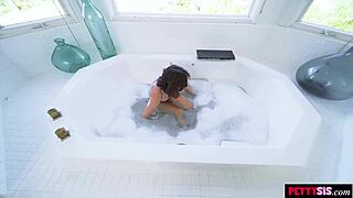 horny little 18+ stepsis fills her diary with fantasies of stepbro pounding her tight hole doggystyle until she squirts