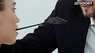 blonde elena vedem rides huge cock close up cumshot