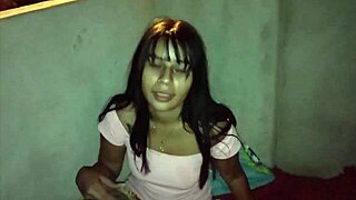 hey i gave shelter to this street guy and he thanks me with a deep blowjob then fucks my pussy hard