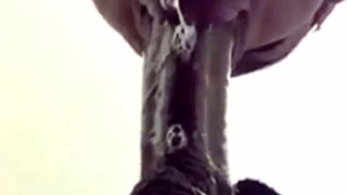 Super Sloppy Deepthroat! Gay Couple's Wet Cum in Mouth Close-Up Explosion!