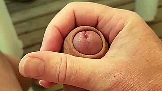 Can You Believe I'm Flashing My Huge Cock On This Camping Terrace?!