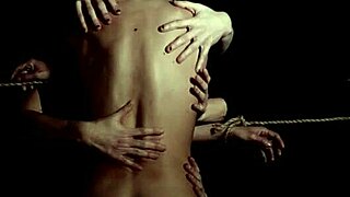 my hands explore her squirting brunette fantasy in dark seductive depths