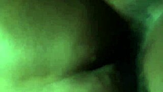 sweet ebony babe teases with her naughty christmas cock ride