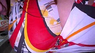 Stepmom clears dishes then bends for stepson's thick anal pounding