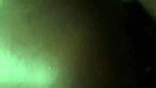 sweet ebony babe teases with her naughty christmas cock ride