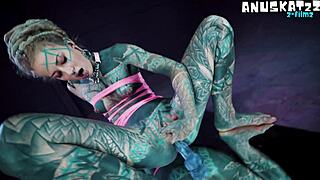 PSYCHEDELIC HIPPIES PIP RIDE DILDOS IN ANAL ASSPLAY BAREFOOT!