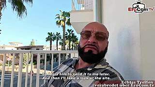 German Tourist Anal Date on Mallorca Outdoor Pickup