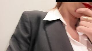 blackout spain... stuck in elevator she ends up fucking her married neighbor part 01