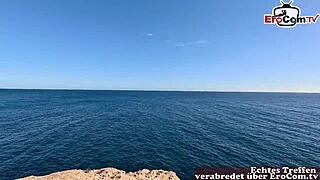 German Tourist Anal Date on Mallorca Outdoor Pickup