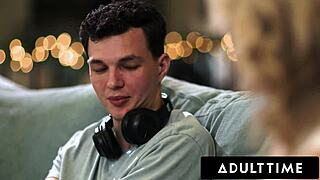 milf rachael cavalli catches stepson gooner jerking off then bends for deepthroat doggystyle pounding