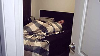 damn, angel santana's early morning masturbation turns into hardcore face fucking and gagging deepthroat