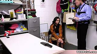 Pretty Vanessa's Shoplifting Bust Turns Into Pussy Penalty Fuck