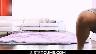 whoa, big bro tricks stepsis and her hot friends into bareback 4some cowgirl rides!! 🍆💦