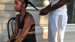 hey girl, let me rock these glasses while sucking that monster black cock part 2