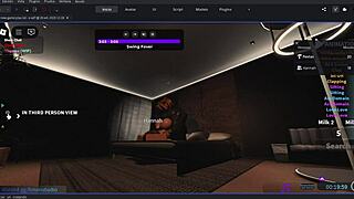 he fucks this gringa hard in roblox till creampie