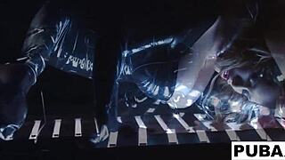 shyla stylez smokes hot in sexy big tits fetish solo