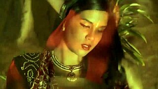 mature brunette strips seductively before intense ritual sex