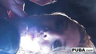 shyla stylez smokes hot in sexy big tits fetish solo