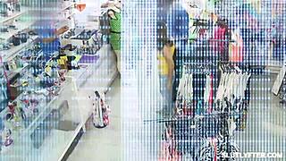 Breezy Bri sucks officer cock to escape getting caught at work?