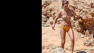 emma watson bares it all topless on ibiza beach