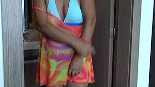 stepmom shaves pussy at beach for bikini flash show?