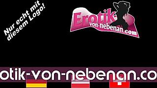 deutsche dünne tattoo blonde teen 18+ gets homemade creampie fuck from friend with facial cumshot