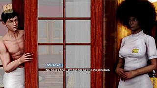 players explore the inn in episode 56