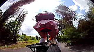 i flash my panties on bike ride old man wants outdoor cumshot