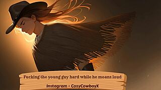 hear this young guy moan loud as i fuck him hard and deep