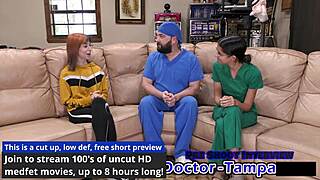 does dr tampa's nurse ditria rose really care for patients in her shaved pussy hospital roleplay?