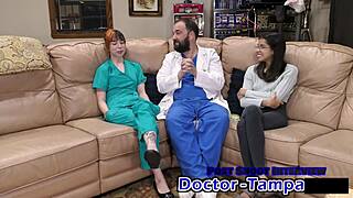 does dr tampa's nurse ditria rose really care for patients in her shaved pussy hospital roleplay?