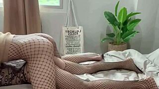 asian ladyboy pounded bareback anal in stockings outdoors