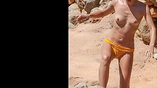 emma watson bares it all topless on ibiza beach