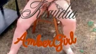 klaudiaambergirl's steamy outdoor solo moments compilation