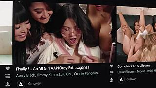 Girlsway Milf Lexi Luna Strap-ons Stepbae Demi Hawks