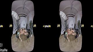 chrissy fox drowns in her own wild piss dive virtual reality bliss