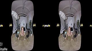 chrissy fox drowns in her own wild piss dive virtual reality bliss