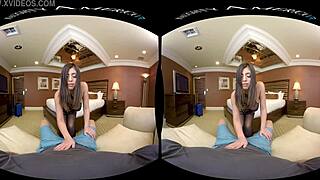 step into vr with naughty america's big natural tits pornstar in hotel lingerie