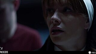 Russian Redhead Nun Fucked Hard In Freeze Time Blasphemy With Sata Jones