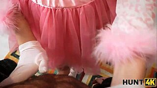 Blonde Slut Ditches Cuckold GF for Landlord's Monster Cock Pound!