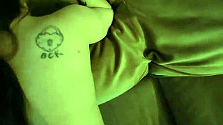 Wifey facesits hubby's face gentle femdom couch turns creampie pounding