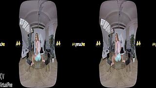 chrissy fox drowns in her own wild piss dive virtual reality bliss