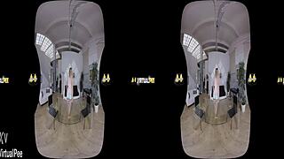 chrissy fox drowns in her own wild piss dive virtual reality bliss