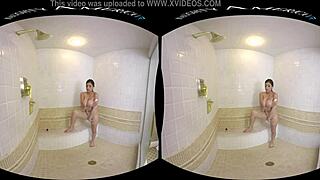 step into vr with naughty america's big natural tits pornstar in hotel lingerie